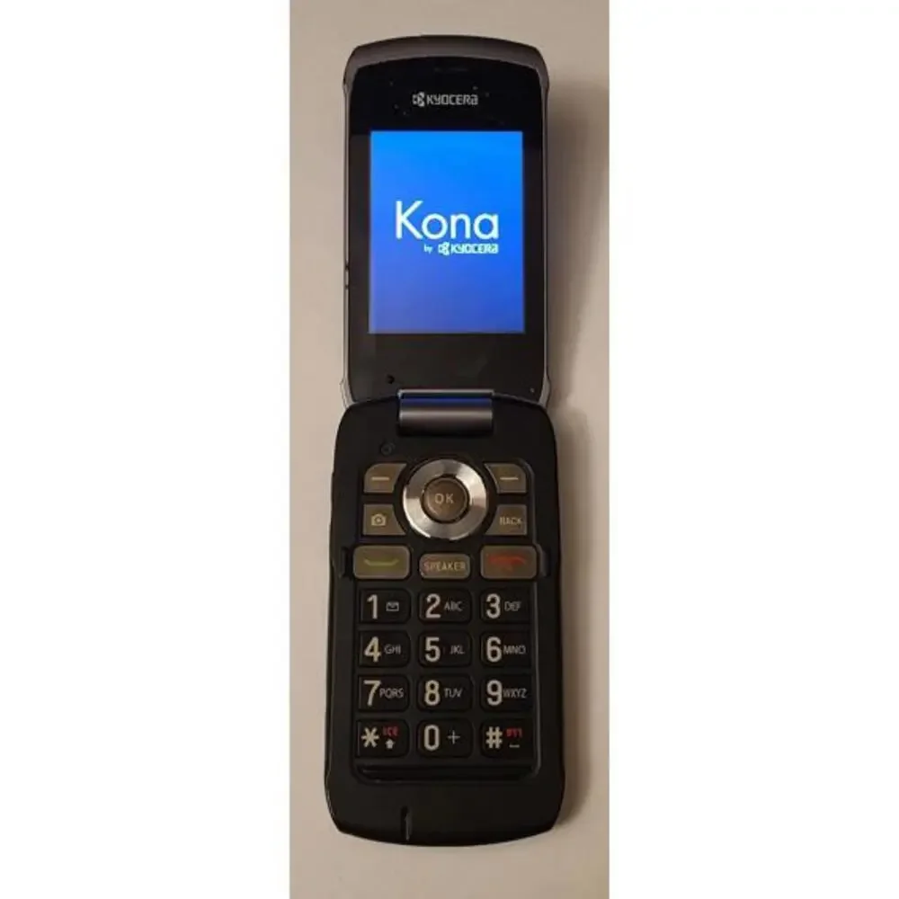 Vintage Kyocera Kona Sprint S2151 (Collector's Item) Black Flip Phone Powers Up